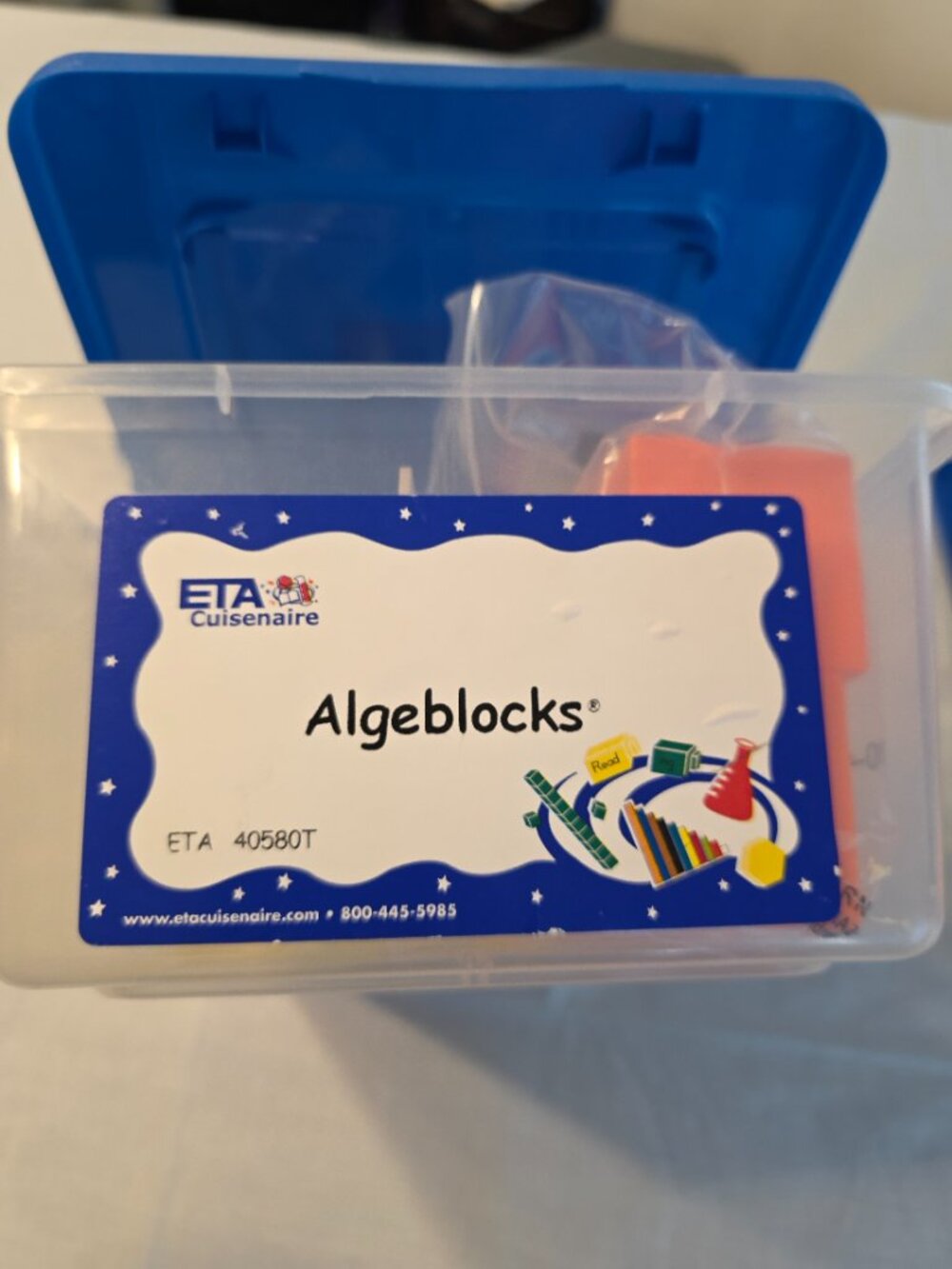 ETA Cuisenaire Algeblocks 3D Math Manipulatives Algebra Homeschool Teacher